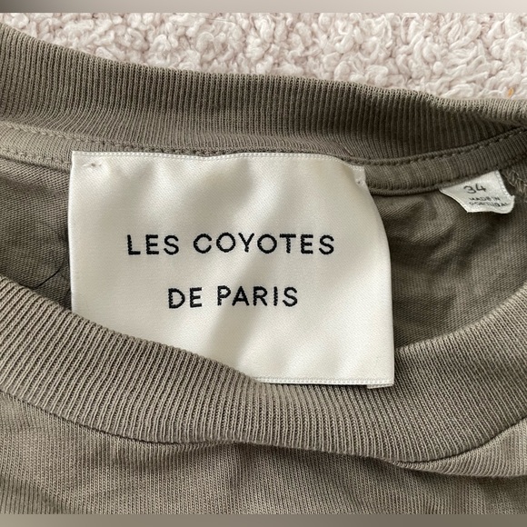 Les coyotes des Paris Devon padded shoulder tank 34 olive - Picture 3 of 4